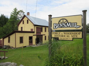 Ben's Mill historic water-powered mill in Barnet, Vermont