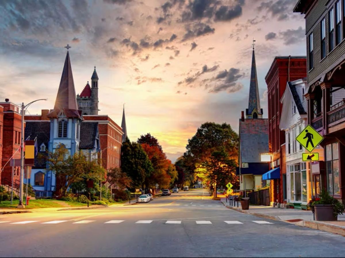 St. Johnsbury, Vermont downtown